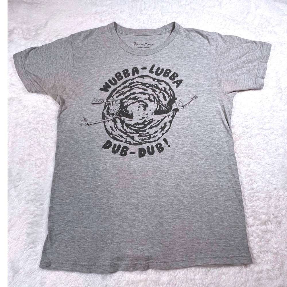 Rick and Morty Adult Swim‎ Wubba Lubba Dub-Dub! Graphic T Shirt Cartoon Tee
